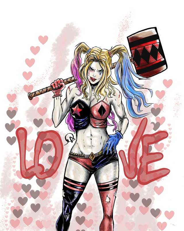 Dibujo de Harley Quinn